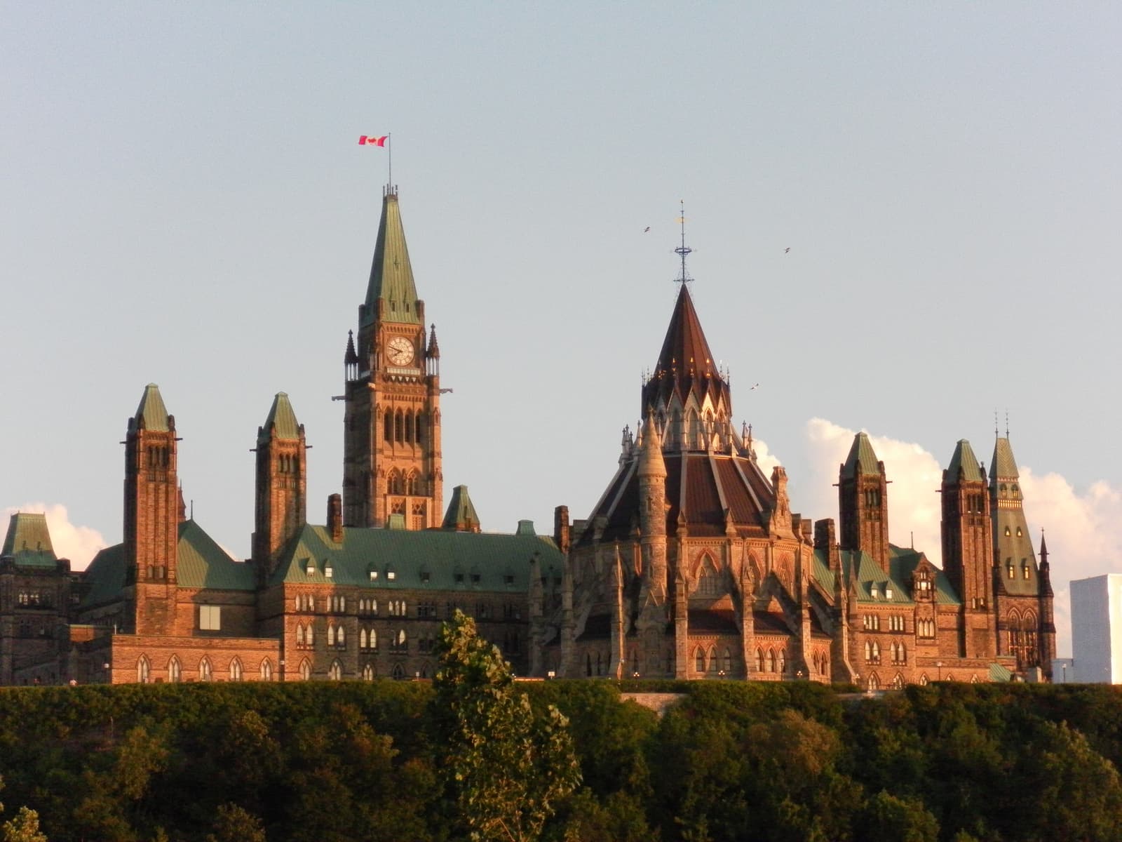 Parliament Hill at dawn, Ottawa